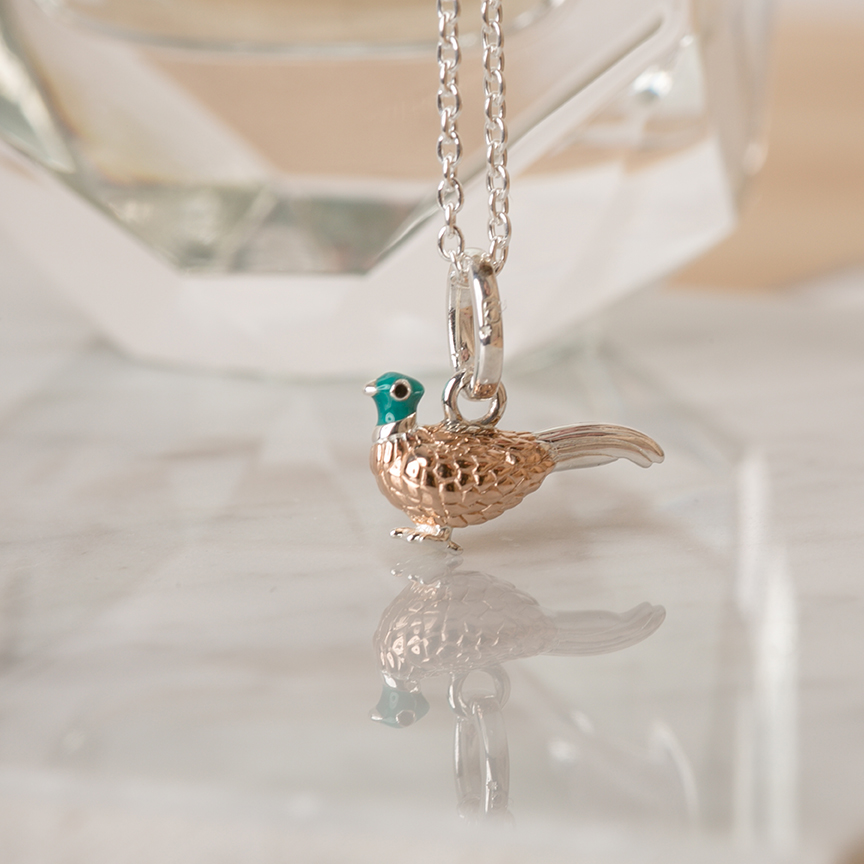 pheasant pendant