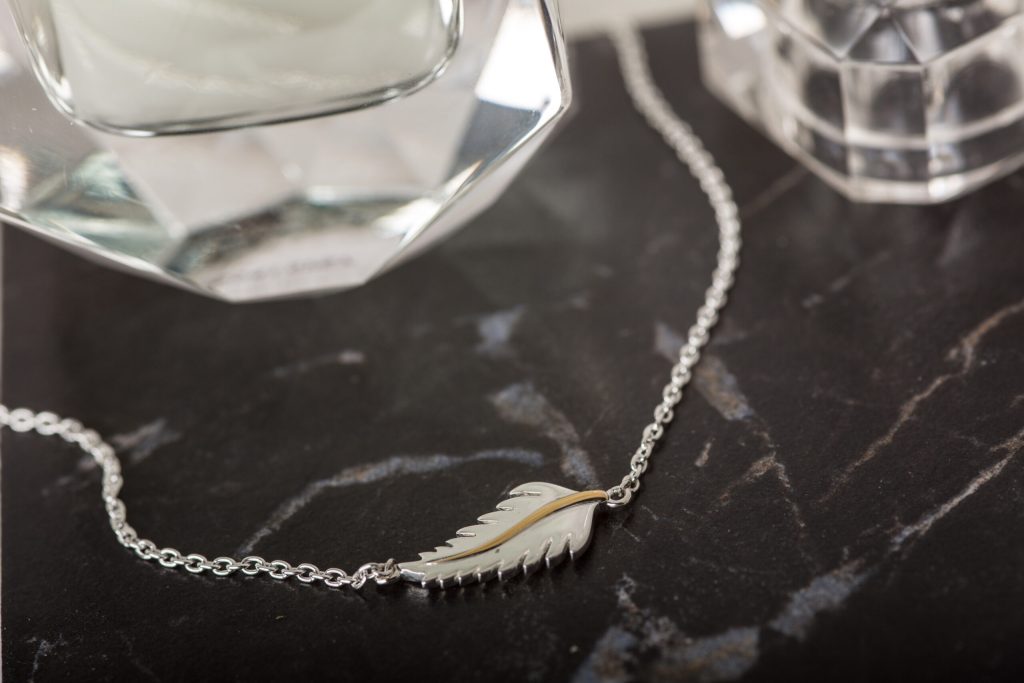 feather necklace